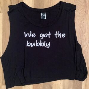 windsor Black Crop Top Women’s S